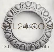 Розетки (ROSETTE_1248 -  | 3D model 3DSMAX / OBJ / STL) 3D модель для ЧПУ станка
